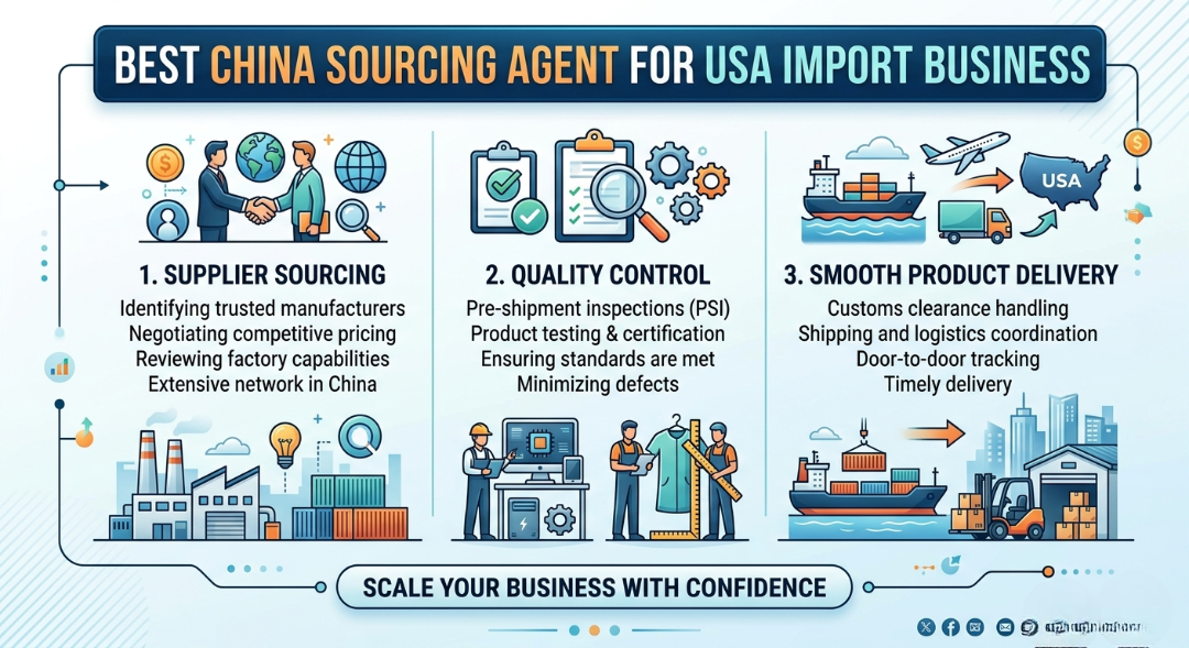 China Sourcing Agent for USA import
